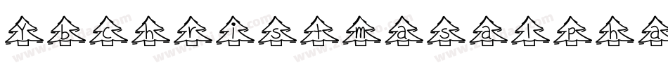 Ybchristmasalphabet-Pzyr字体转换