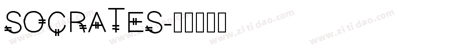 SOCRATES字体转换