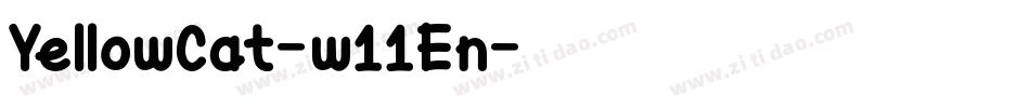 YellowCat-w11En字体转换