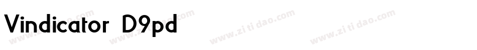 Vindicator-D9pd字体转换