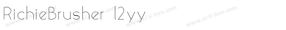 RichieBrusher-l2yy字体转换