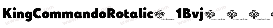 KingCommandoRotalic-1Bvj字体转换