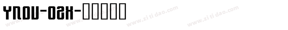 Yndu-0ZX字体转换