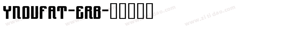 Yndufat-erB字体转换