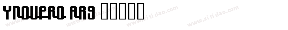 Yndupro-aR9字体转换