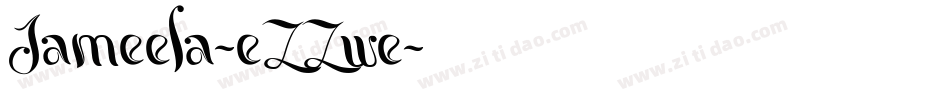 Jameela-eZZwe字体转换