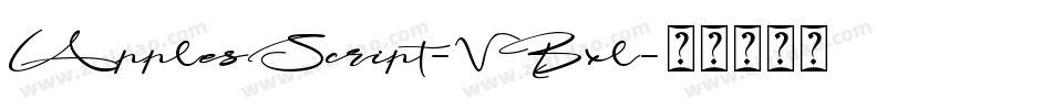 ApplesScript-VBxl字体转换