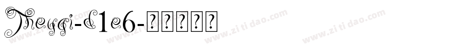 Theygi-d1e6字体转换
