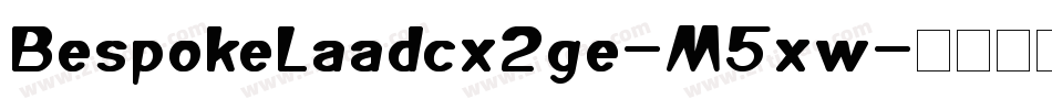 BespokeLaadcx2ge-M5xw字体转换