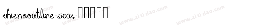 Vhienaoutline-5v0x字体转换 Vhienaoutline-5v0x字体转换