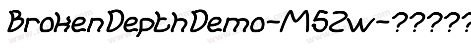 BrokenDepthDemo-M5Zw字体转换