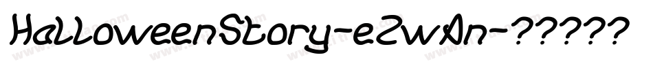 HalloweenStory-eZwAn字体转换