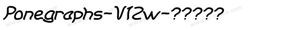 Ponegraphs-V1Zw字体转换