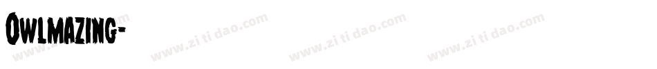 Owlmazing字体转换