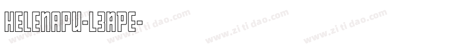 Helenapu-L3APE字体转换