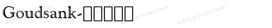 Goudsank字体转换