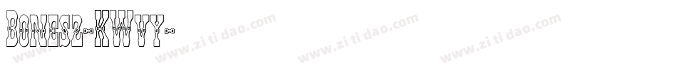 Bones2-KWvy字体转换
