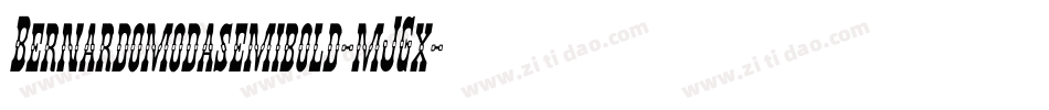 Bernardomodasemibold-mJGx字体转换