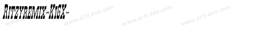 Ritzyremix-K1GX字体转换