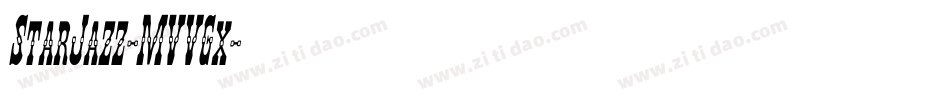 StarJazz-MVVGx字体转换