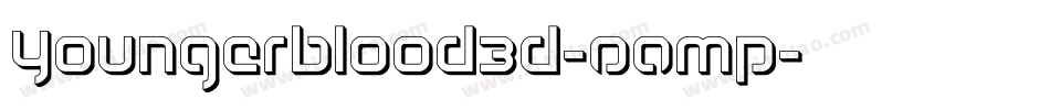 Youngerblood3D-O0mp字体转换