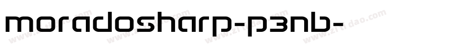 MoradoSharp-P3nB字体转换