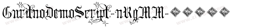 GuritnoDemoScript-nRgMM字体转换