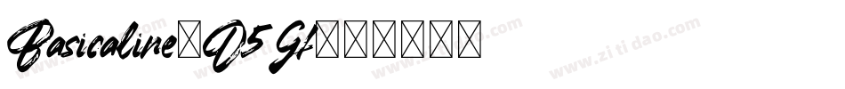 Basicaline-D5G1字体转换 Basicaline-D5G1字体转换