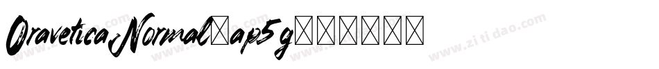 OraveticaNormal-ap5g字体转换