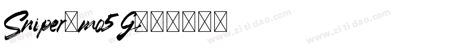Sniper-mo5G字体转换