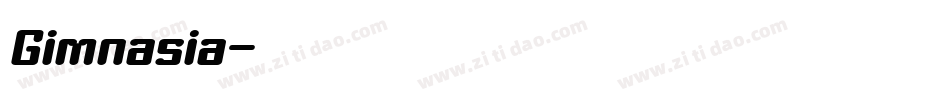 Gimnasia字体转换