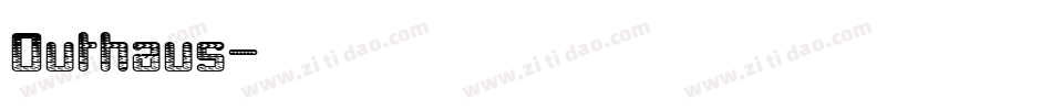 Outhaus字体转换