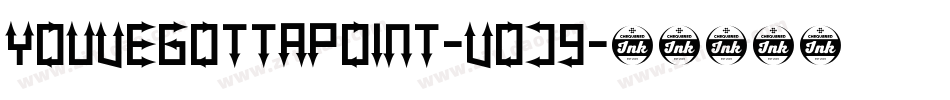 YouveGottaPoint-v0D9字体转换