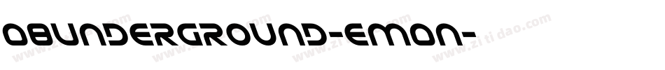08Underground-eM0n字体转换