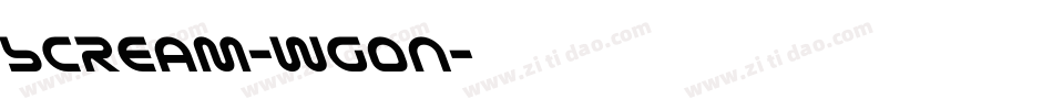 Scream-wG0n字体转换 Scream-wG0n字体转换