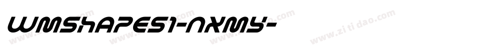 Wmshapes1-nXmY字体转换