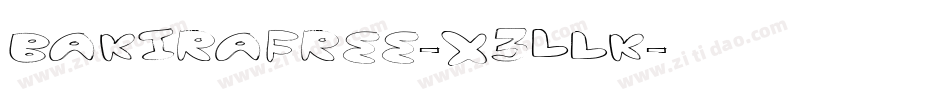 BakiraFree-x3LjK字体转换