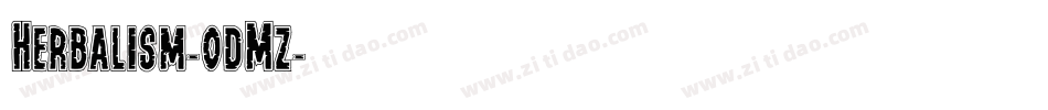 Herbalism-odMz字体转换 Herbalism-odMz字体转换