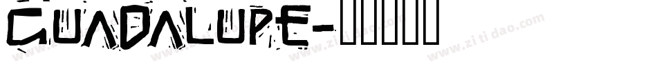 Guadalupe字体转换