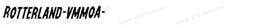 Rotterland-vmm0A字体转换