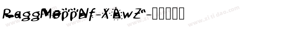 RaggMoppNf-XAwZ字体转换