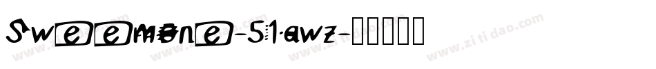 Sweemone-51awz字体转换