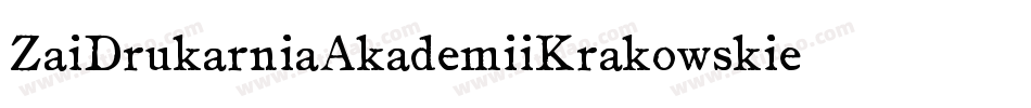 ZaiDrukarniaAkademiiKrakowskiej1674-nRAmR字体转换