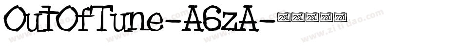 OutOfTune-A6zA字体转换