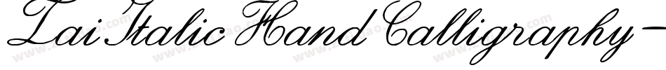 ZaiItalicHandCalligraphy-ALRX2字体转换 ZaiItalicHandCalligraphy-ALRX2字体转换