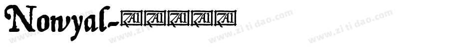 Nowyal字体转换