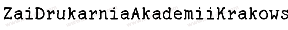 ZaiDrukarniaAkademiiKrakowskiej1674-nRAmR字体转换