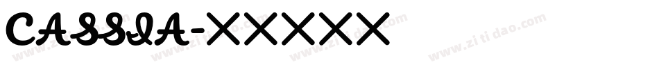 CASSIA字体转换