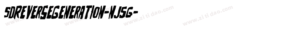 SdReverseGeneration-nj5g字体转换