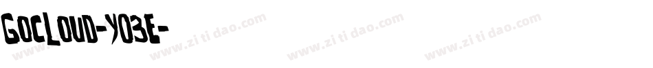 GoCloud-yO3e字体转换